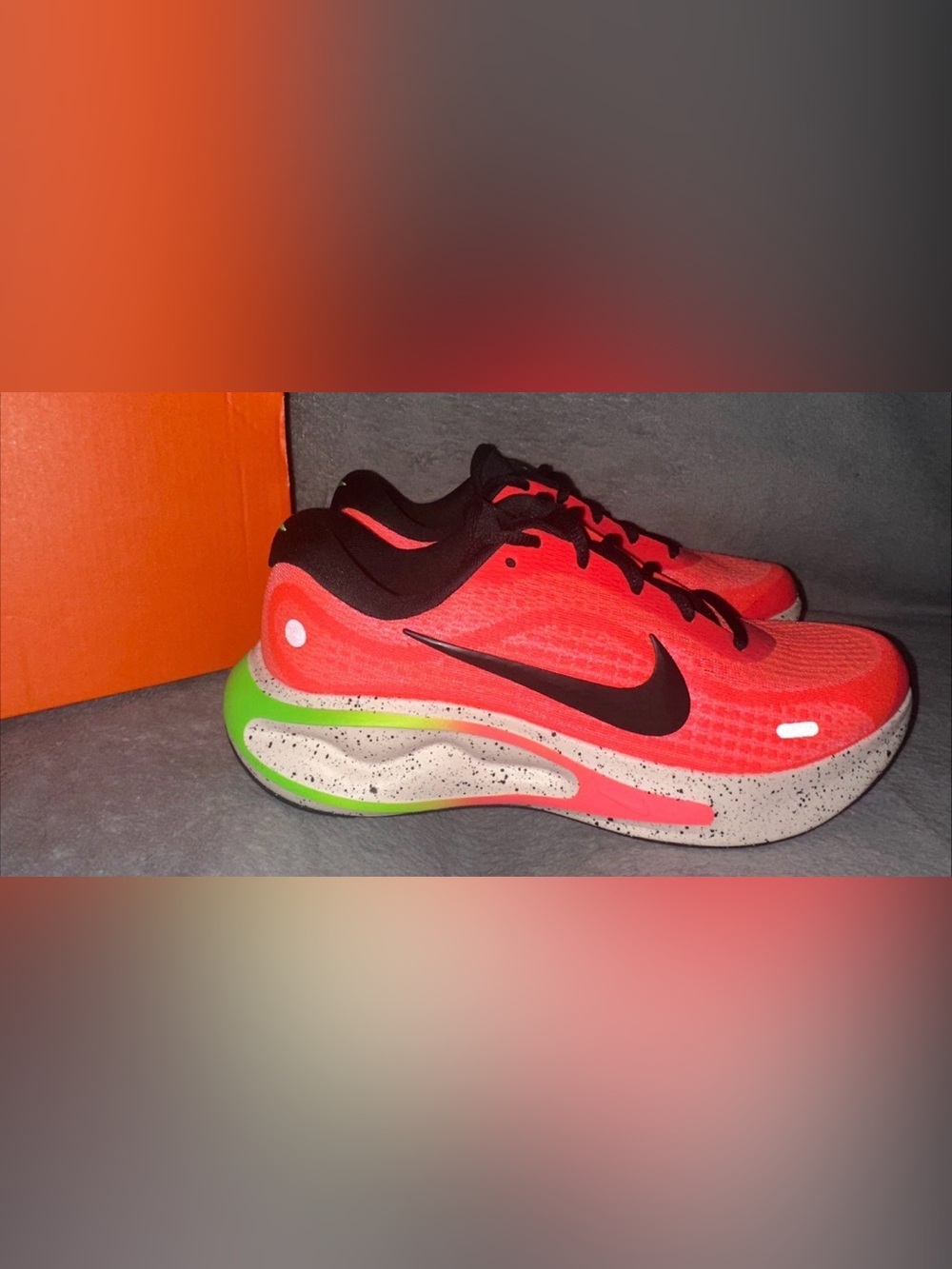 Women’s Nike Journey Run Athletic Shoes ‘Hot Punch’ HJ7352 674 - Size 8